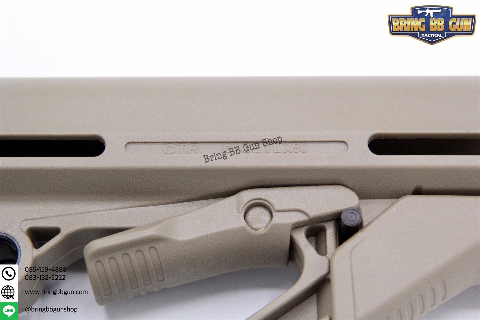 พานท้าย ทรง Magpul CTR รุ่นยางหนา