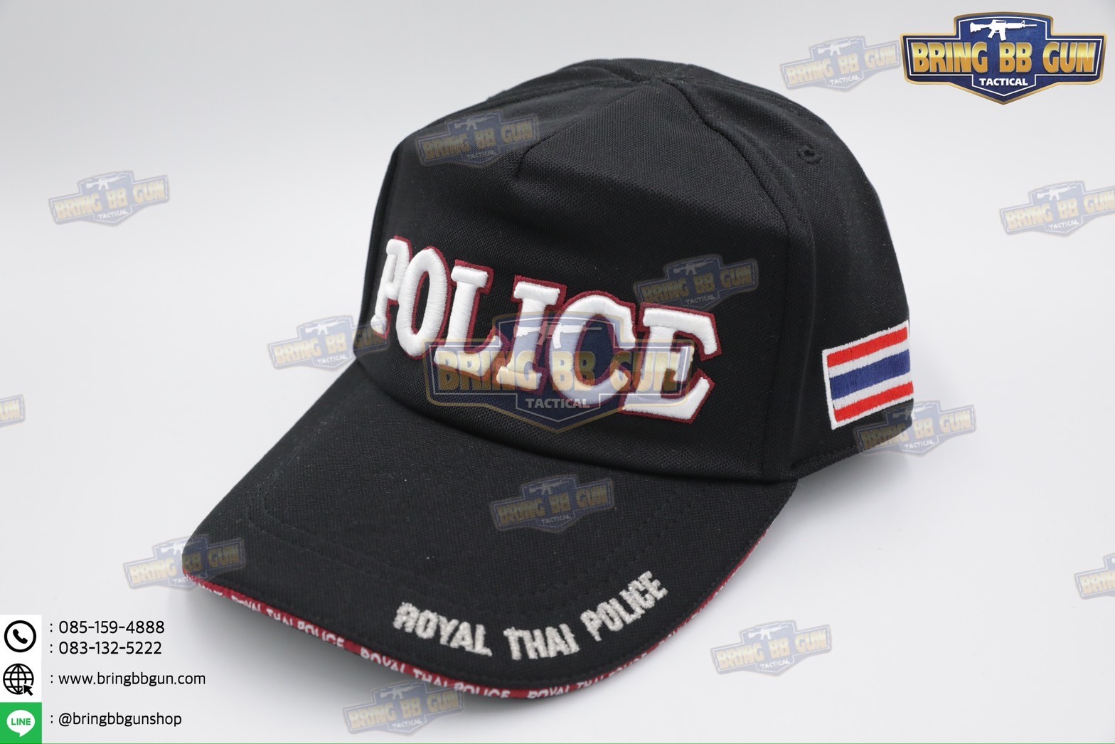 หมวกแก๊ปปักลายหน่วยงานต่าง เกรดพรีเมี่ยม (Version 1) Cap