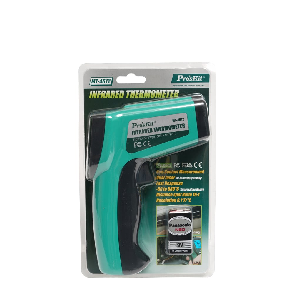 MT-4612 (CN) เครื่องวัดอุณหภูมิแบบอิฟราเรด MT-4612 PRO'S KIT (CN)