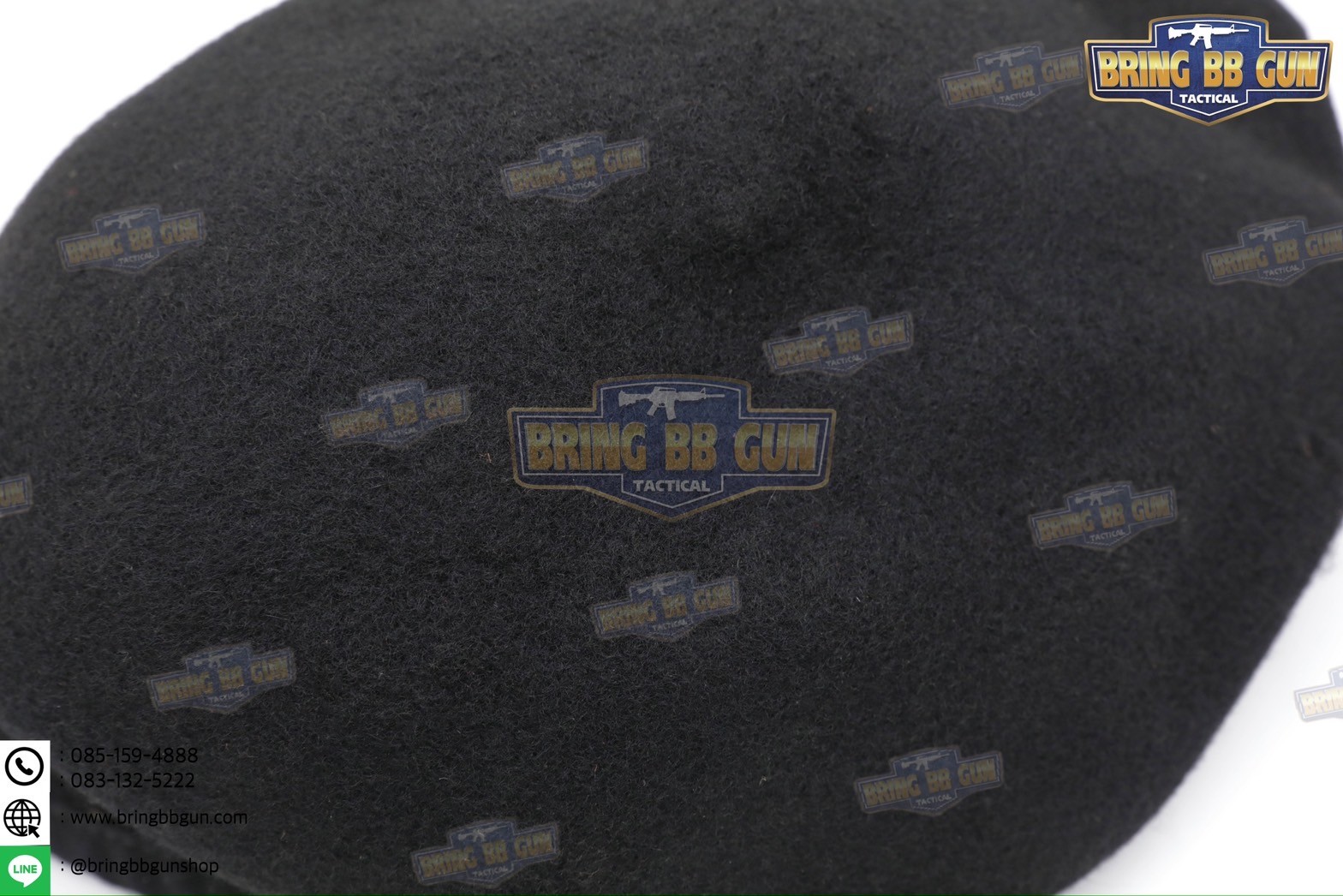 หมวกเบเร่ต์จัดทรง ยี่ห้อ ai รุ่น Fighter（หน้าหมวกใหญ่)