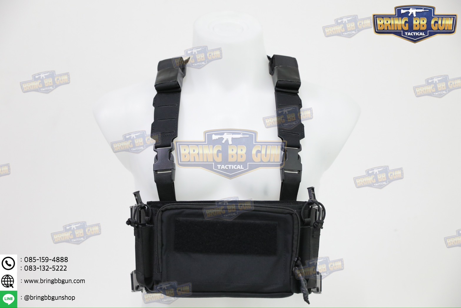 สายโยงบ่า (Chest Rig Harness) (สายโยงบ่าแบบแต่ง)