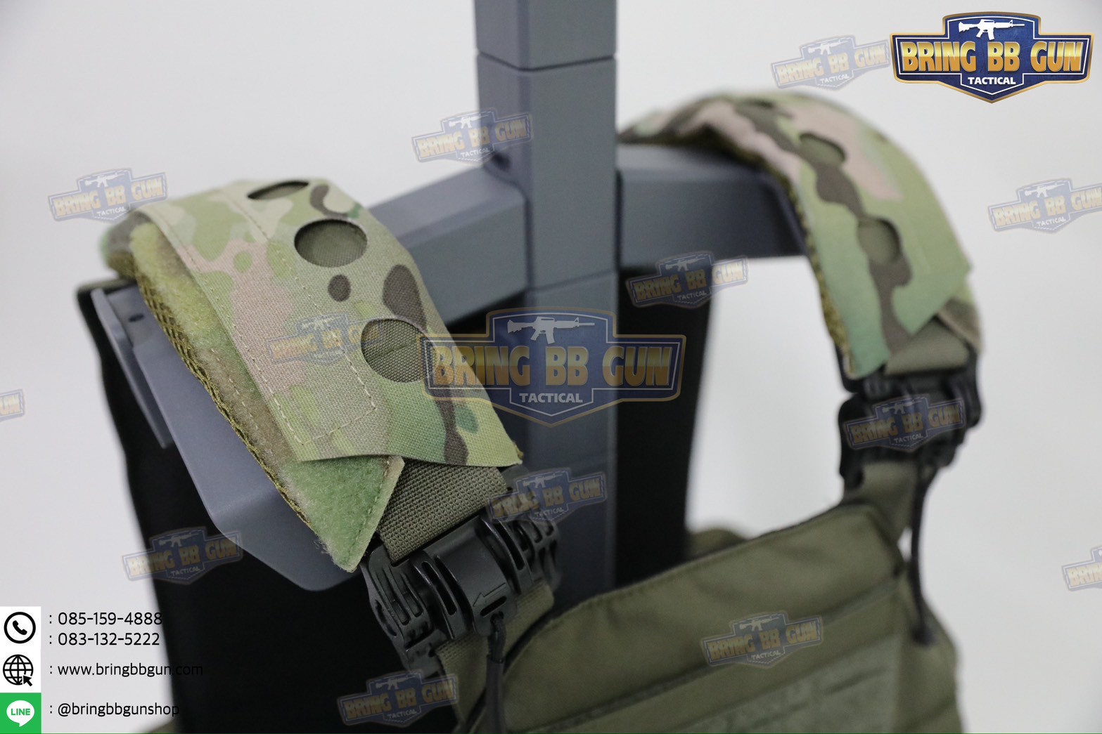 รองบ่าติดเสื้อเวส ทรง Ferro (แผ่นฟองน้ำรองบ่า) (แผ่นรองไหล่) (Shoulder Pads)