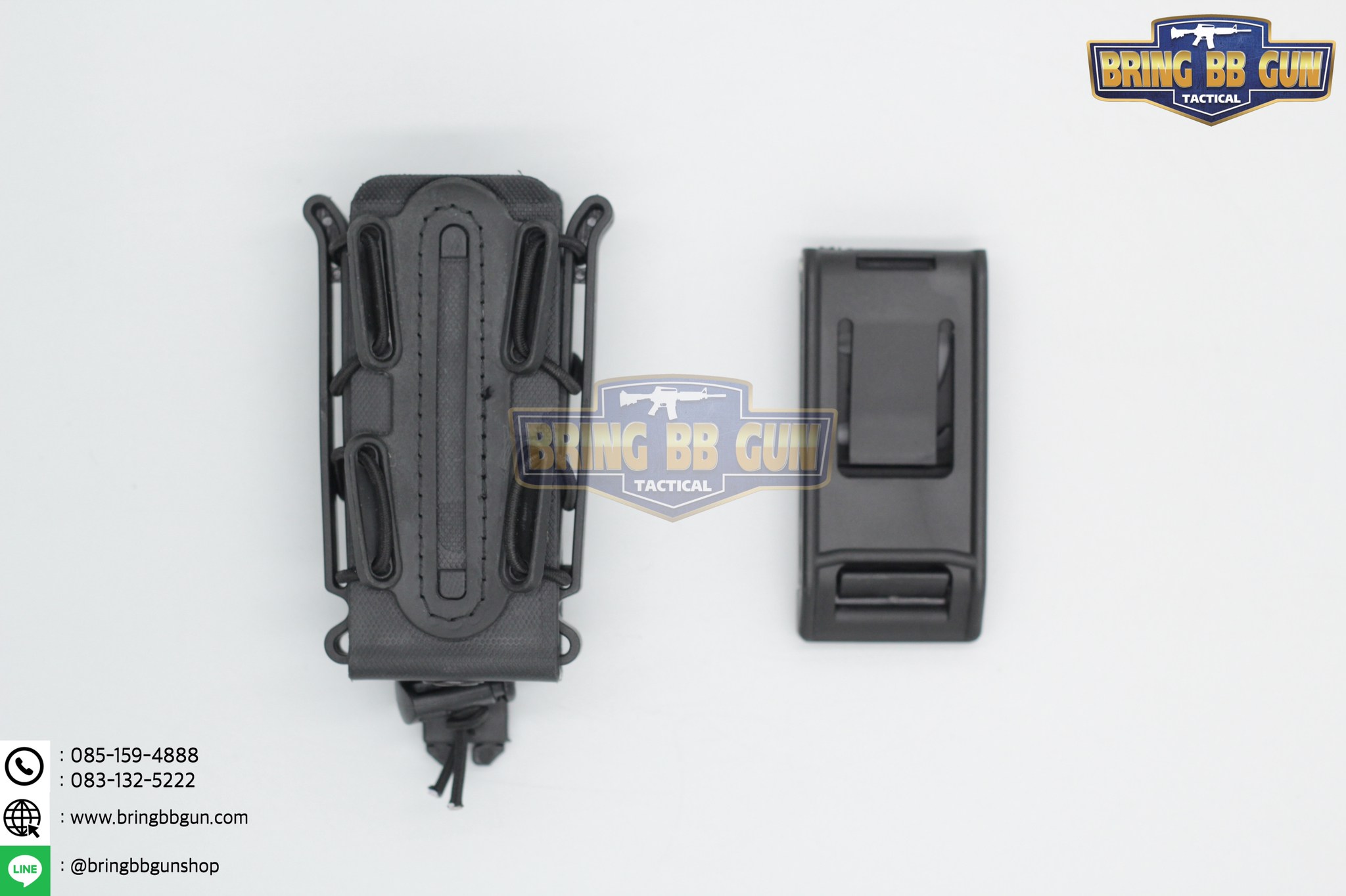 เพ้าเเม็กกาซีน Scorpion Soft Shell 9mm.&.45cal (ซองแม็กกาซีนปืนสั้น Scorpion Soft Shell) Scorpion Shape Soft Shell Magazine Pouch (9mm.&.45cal)