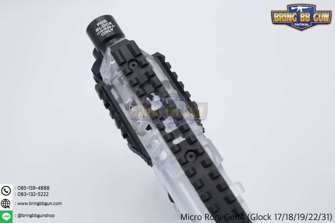 ชุดประกอบปืนสั้น Micro Roni Gen4 สำหรับปืนGlock17/18/19/22/31 (Toy Version)