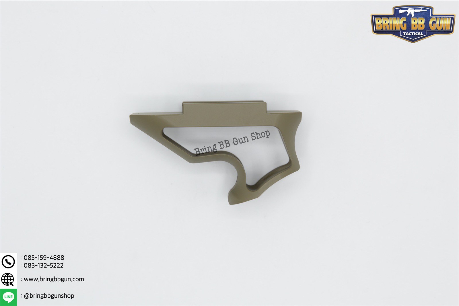 กริ๊ปมือหน้า Fortis (Front Grip Fortis) รุ่น สั้น ระบบราง Picatinny (ราง22มิล)