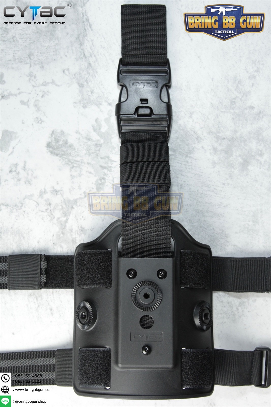 เพลทรัดต้นขา Cytac (Cytac Drop Leg Platform)