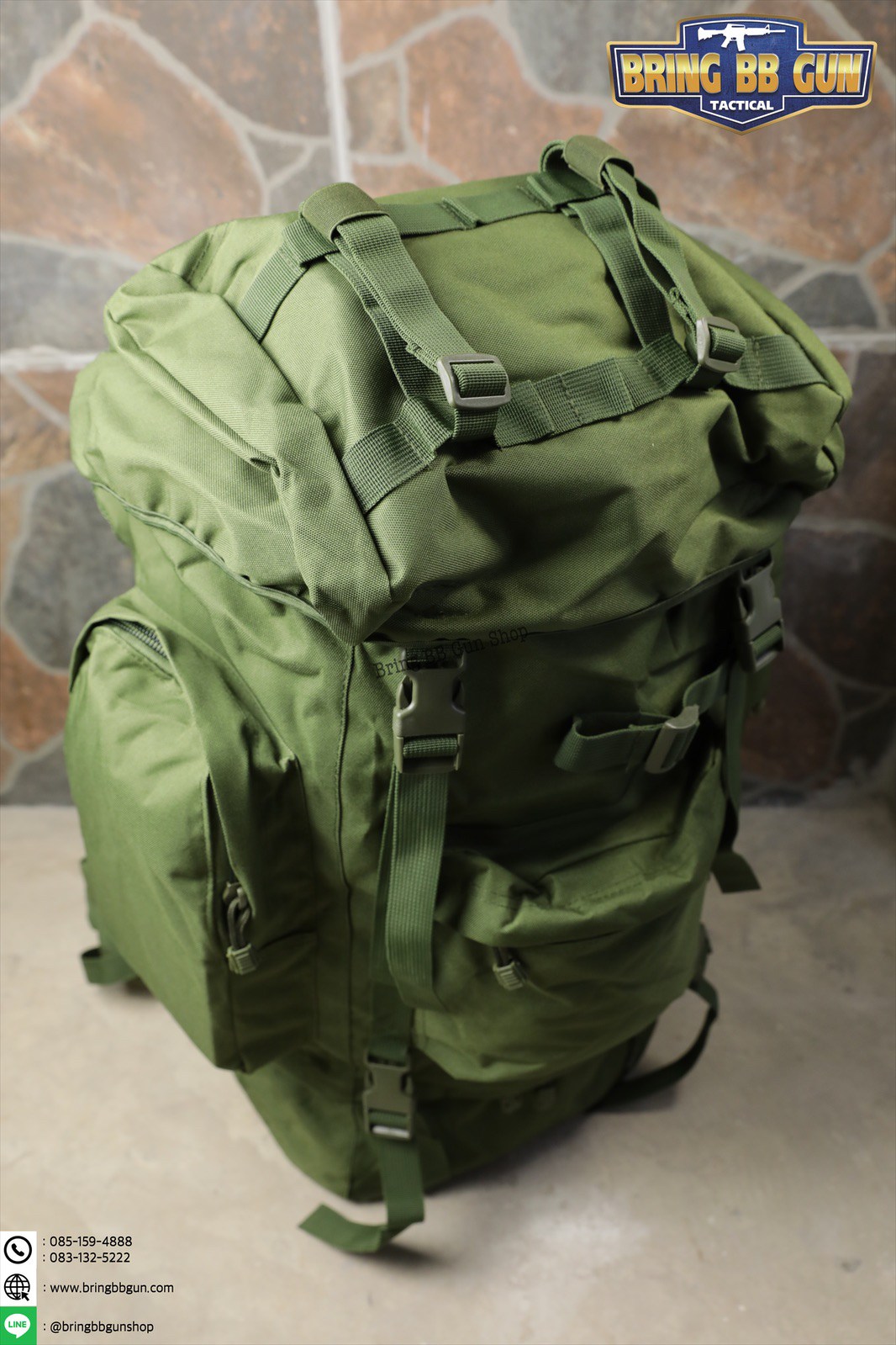 กระเป๋าเป้ รุ่นโครงเหล็ก