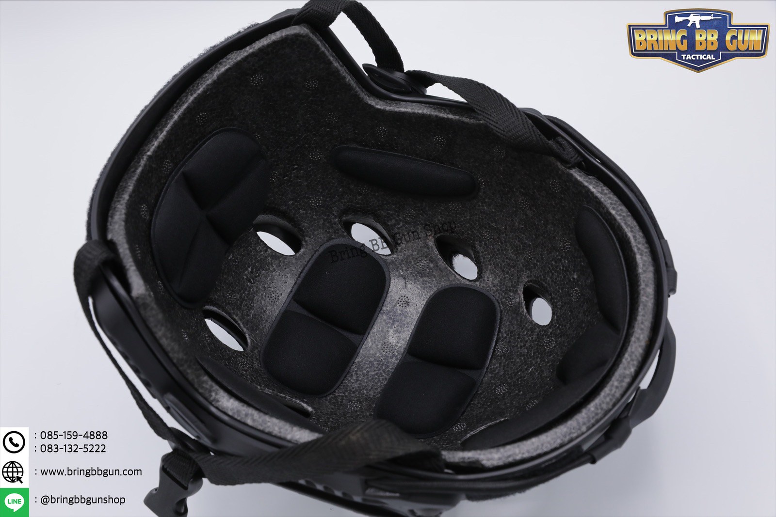 หมวก Fast (หมวกฟาส) (Fast Helmet PJ type) รุ่น Standard-pound holes