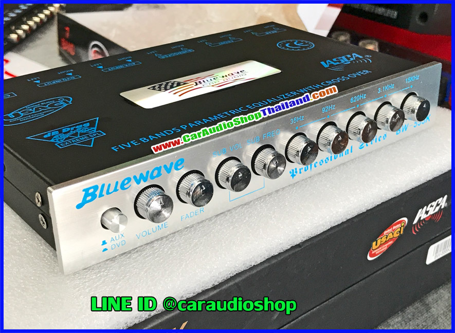 ปรีแอมป์ 5 แบนด์ คุณภาพดี BLUEWAVE BW-555 (รุ่นนี้วงจรและเสียงดีสุด จำนวนจำกัด)