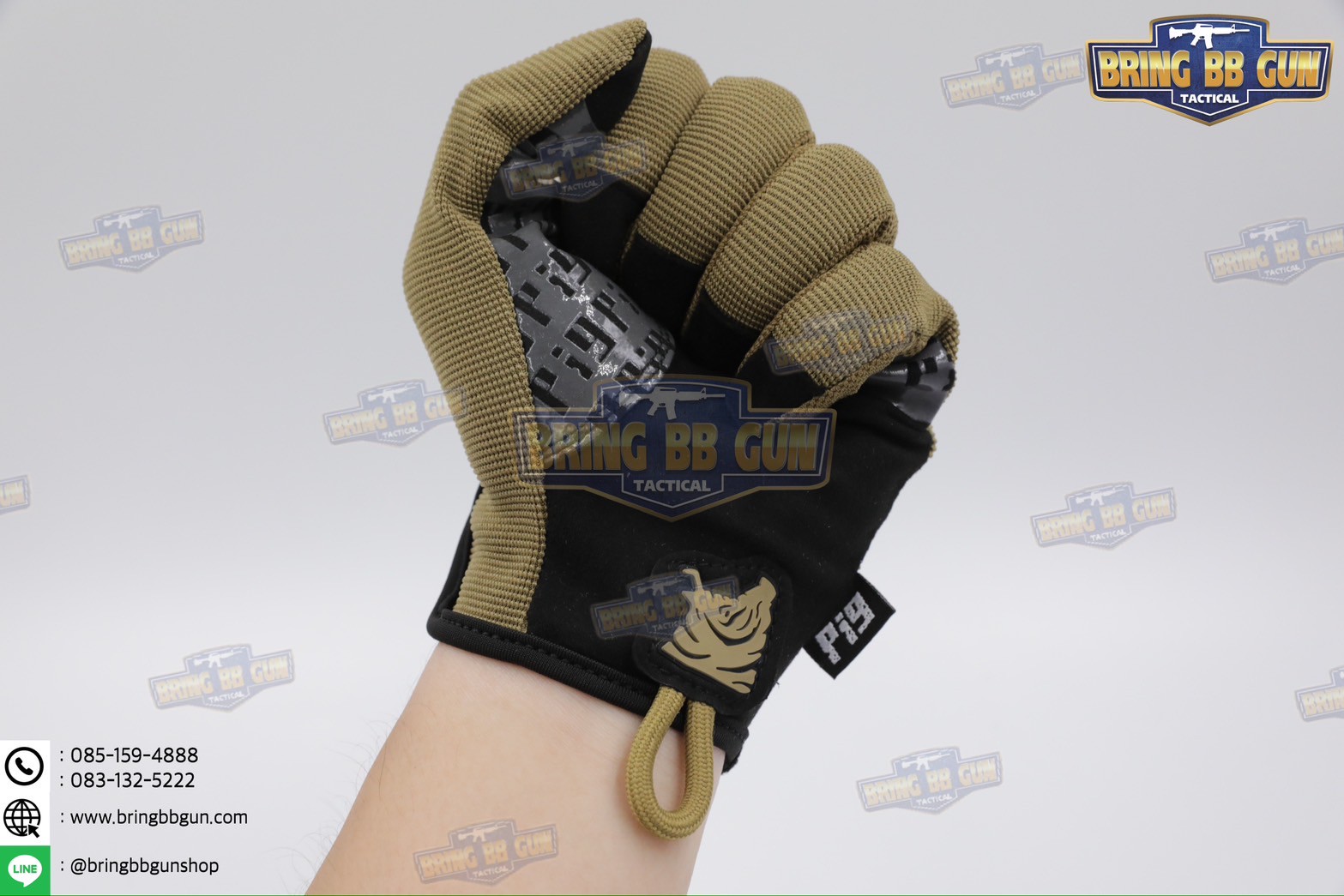 ถุงมือเต็มนิ้ว ทรง Delta (Tactical Glove) (ถุงมือหมูป่า) (Full Dexterity Tactical Glove) (Utility Model) (FDT)