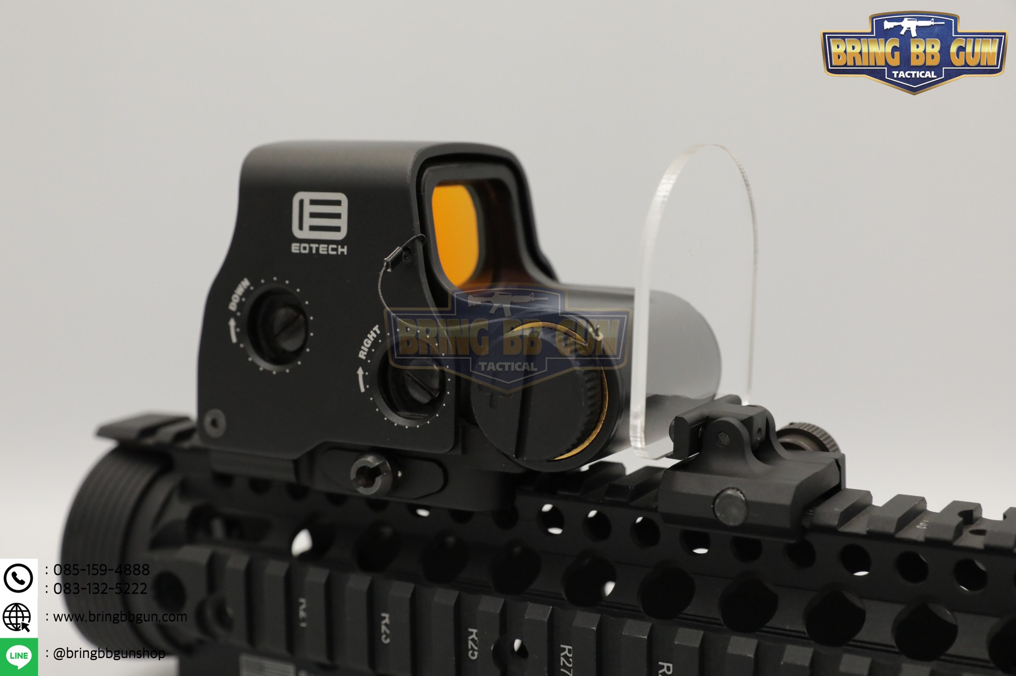 แผ่นอะคริลิคกันดอทแตก แบบจับราง20mm.