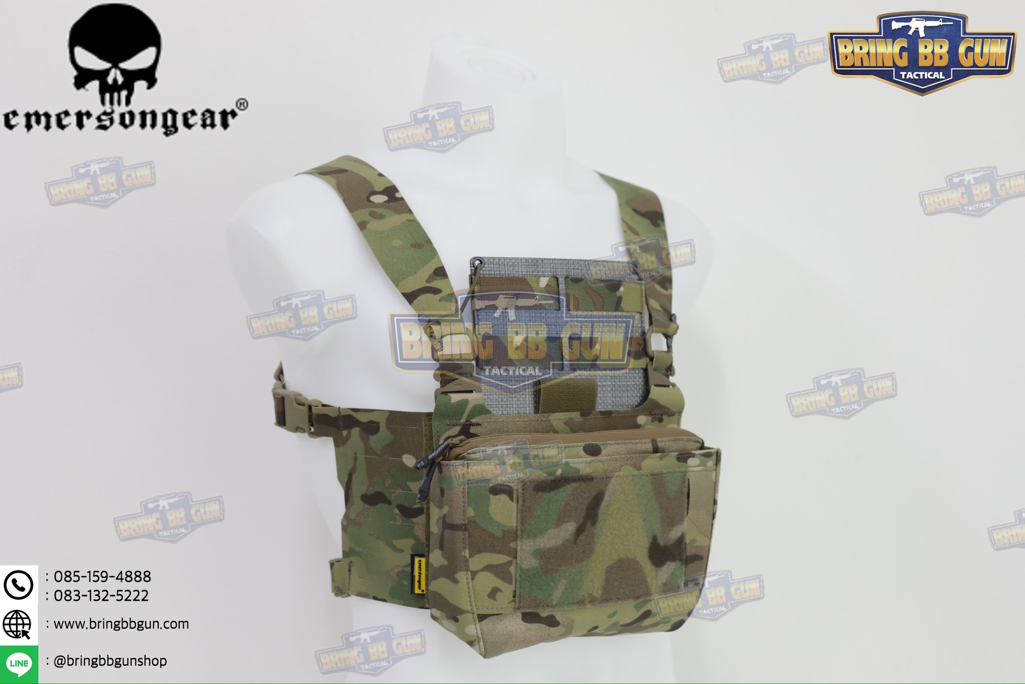 FRO Style ChestRig ยี่ห้อ Emerson (FERRO Style ChestRig Set) (สายโยงบ่า)