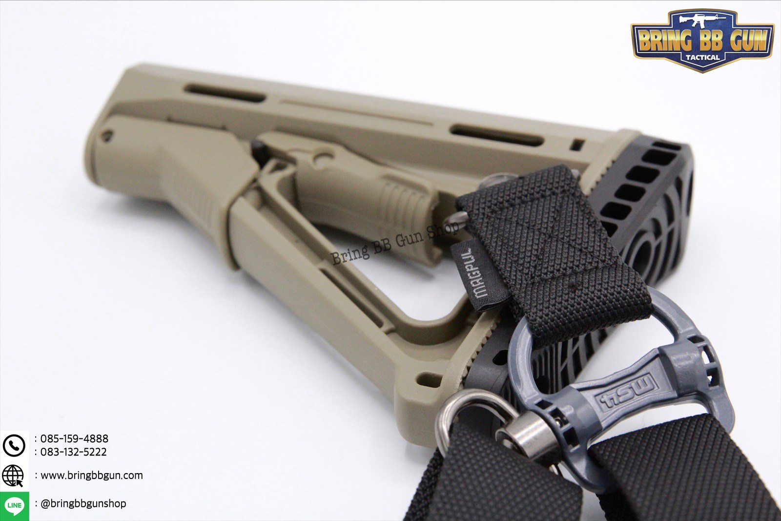 พานท้าย ทรง Magpul CTR รุ่นยางหนา