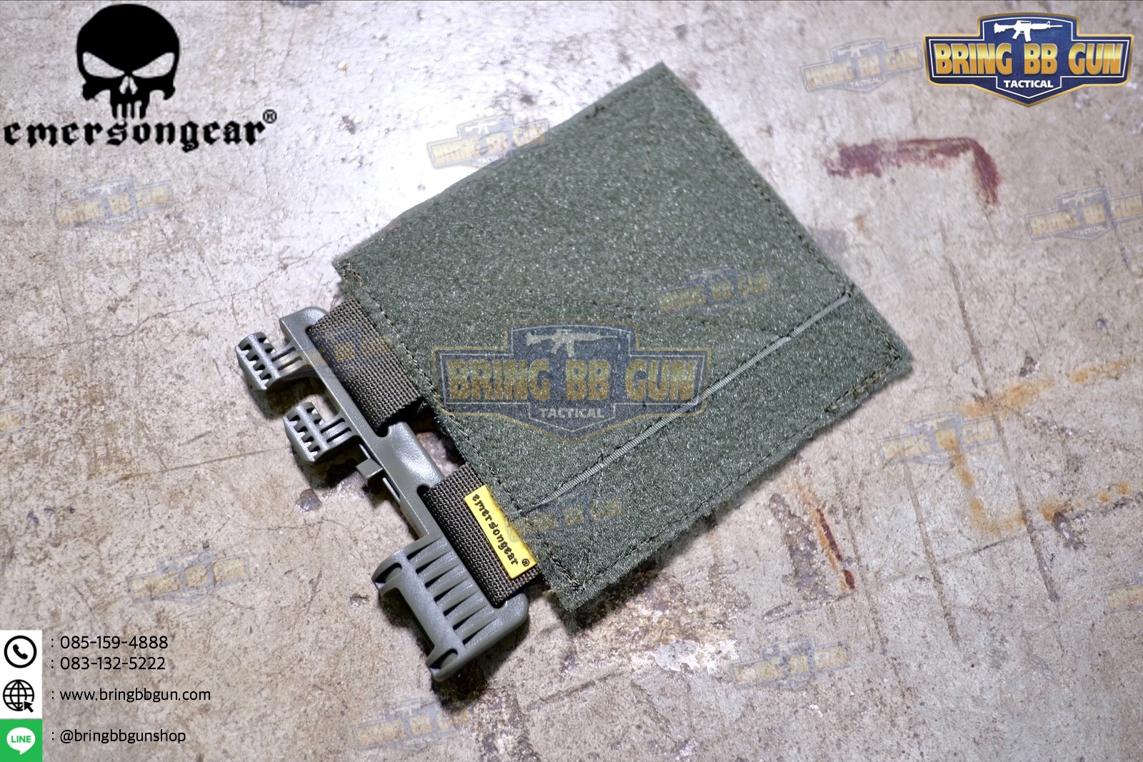 ชุดเซ็ตปลดเสื้อเกราะไว (ชุดสายโอบ-ปลดไว) ยี่ห้อ Emerson (Vest single point quick release Mesh Cummerbund) (Quick Release Cummerbund Set)