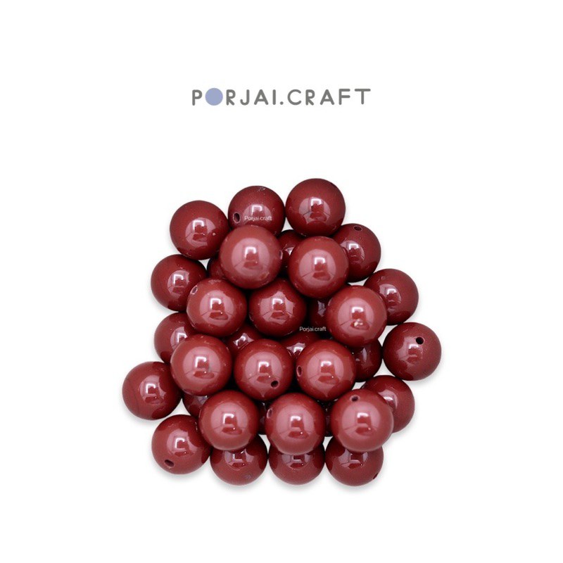 Red Jasper Round Bead ลูกปัดแจสเปอร์ 12mm