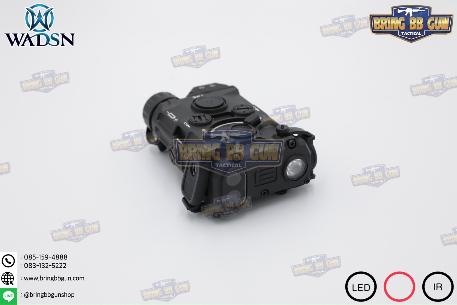 กล่อง Eo-tech OGL ยี่ห้อ WADSN รุ่น พลาสติก (เลเซอร์ชี้เป้าสีแดง) (OGL) (EOTECH OGL) (ON-GUN-LASER)