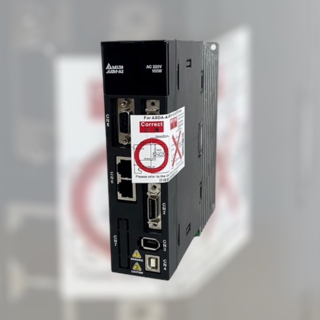 Delta AC Servo Drive ASD-A2-0121-M 100W , 220V 3/1-Phase , close loop ,CAN open