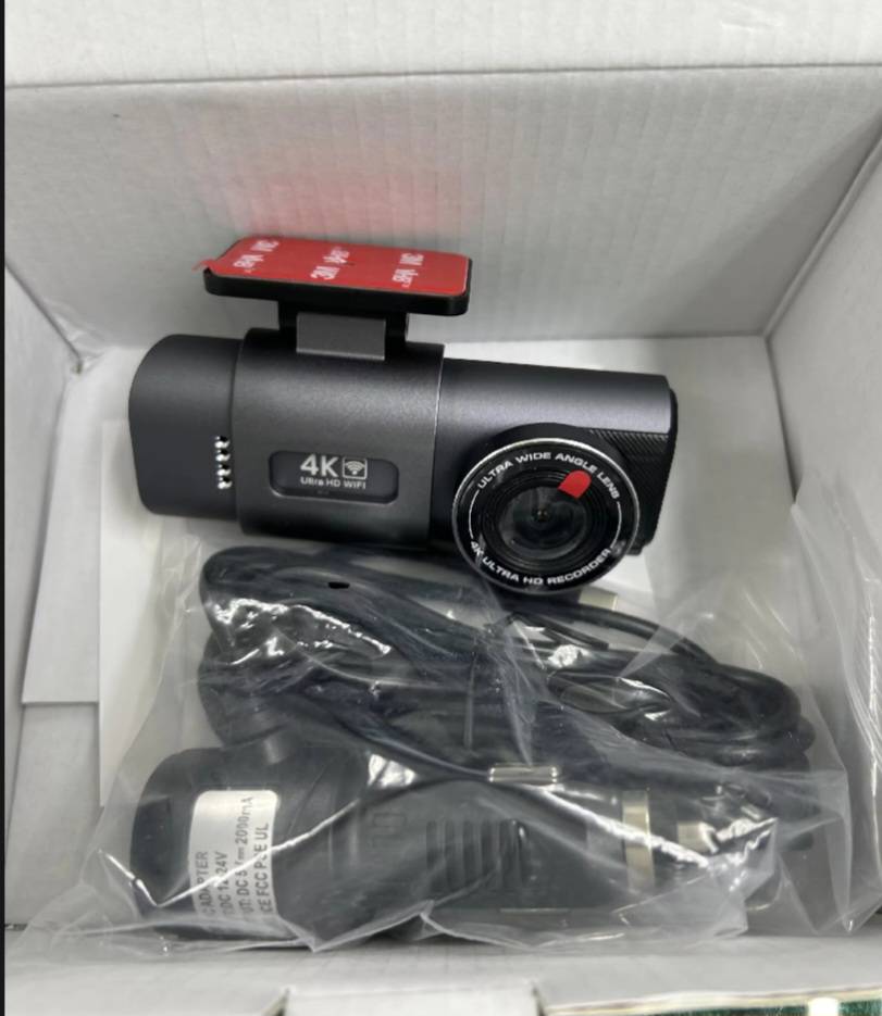 กล้องติดรถยนต์ CCTV 4K wifi บันทึก VDO การเดินทาง