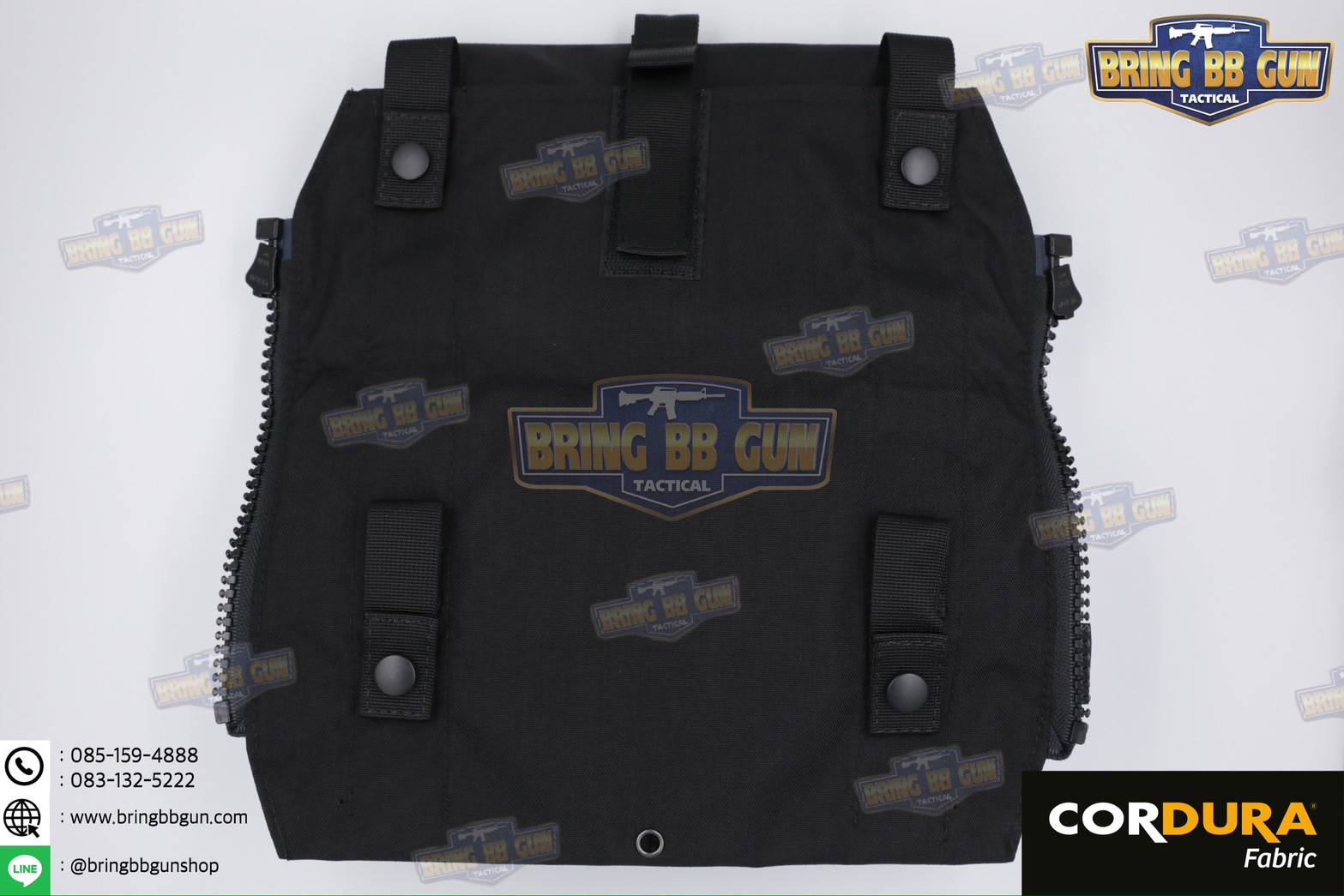 กระเป๋าติดเวส รุ่น Pouch Zip-On Panel 1.0 (กระเป๋าติดหลังเสื้อเวส) (Back Panel Tactical Supplement) (Hydro Pack)