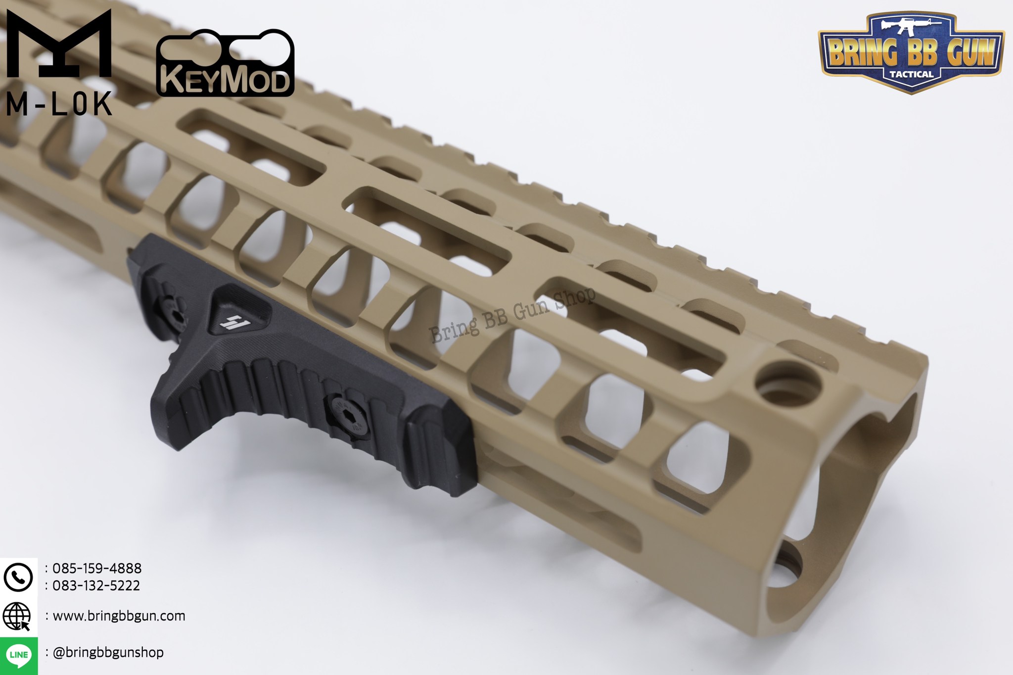 กริ๊ปมือหน้า ยี่ห้อ Strike Industries (ใช้ได้กับชุดหน้าระบบราง M-Lock และ Keymod)