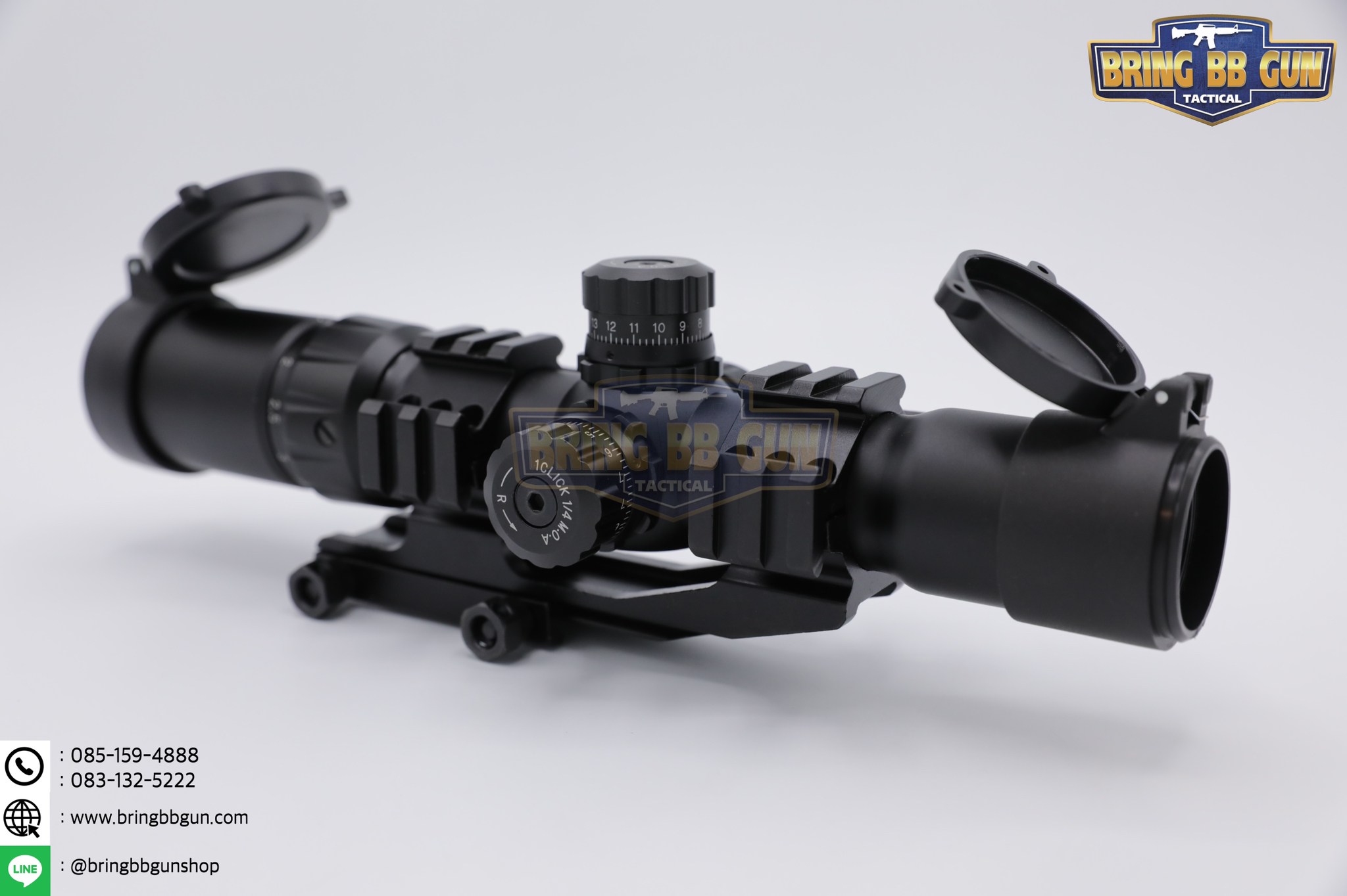 สโคปยิงไว 1.5-4x30 ยี่ห้อ ANS (CQB Scope 1.5-4x30) เป้ามี2แบบให้เลือก #Mil-Dot (เป้าเครื่องหมายบวก) #Arrow Reticle (เป้าลูกศร)