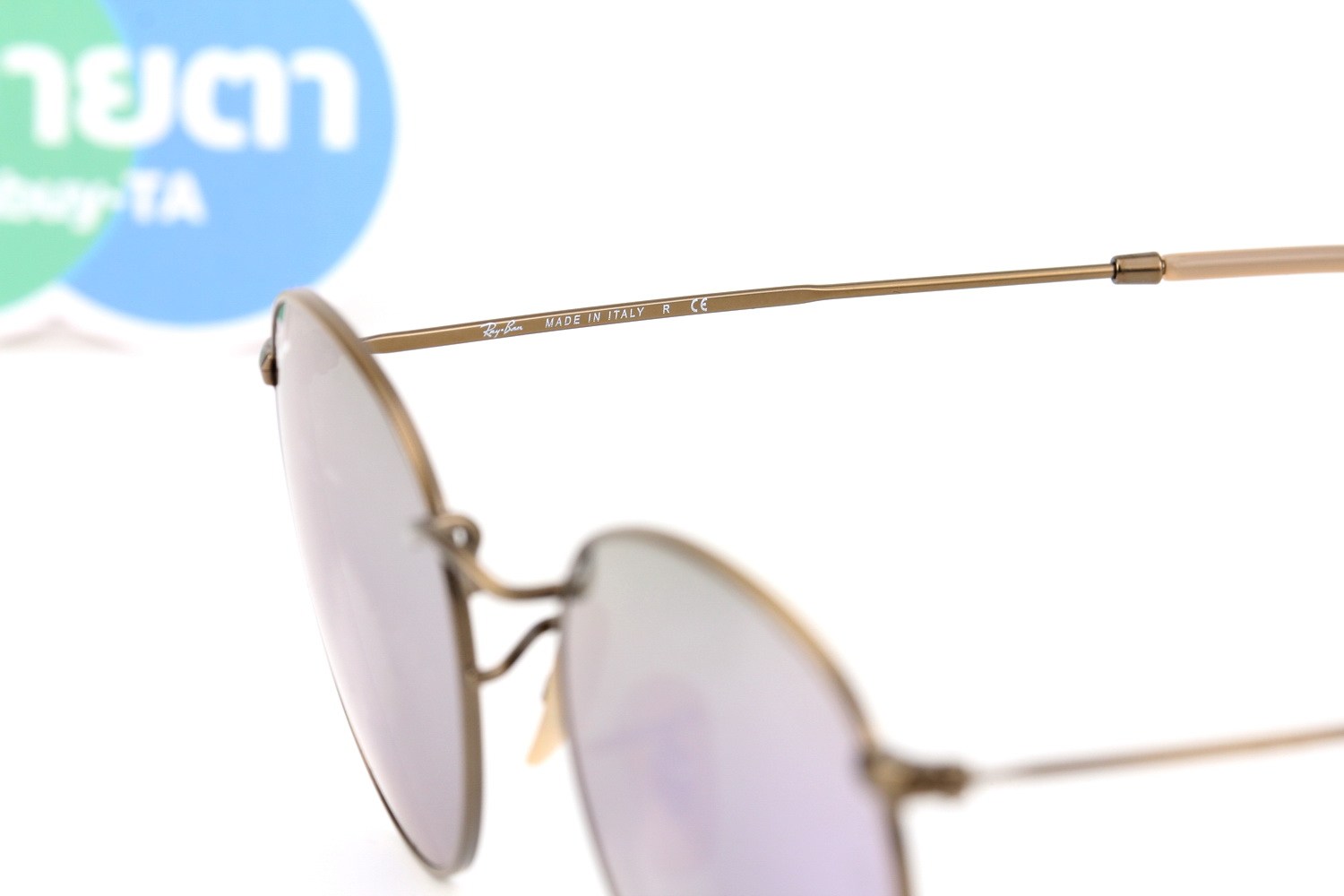 RayBan Round Flash RB3447 167/4K