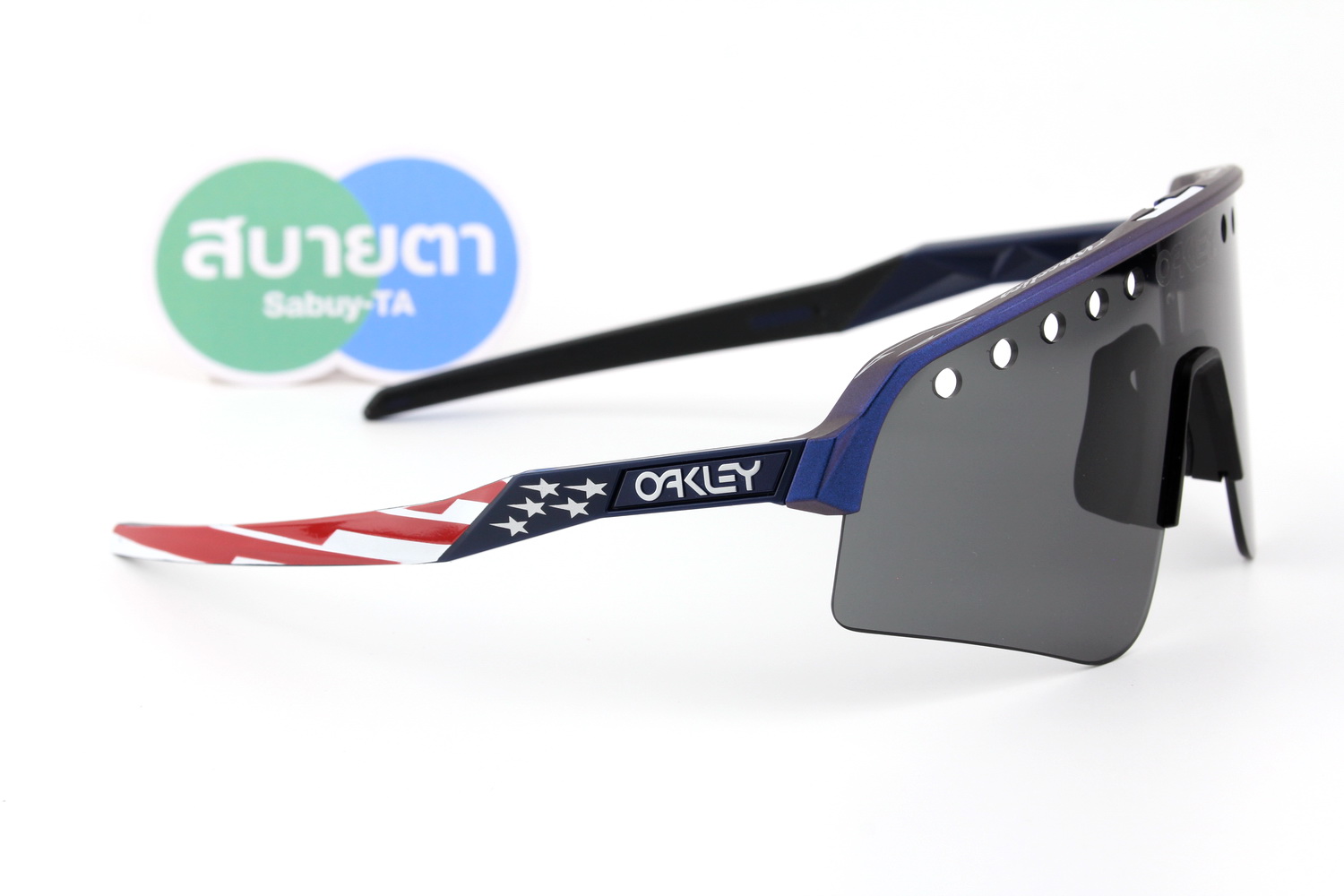 Oakley Sutro Lite Sweep TLD(Troy Lee Designs) Blue Colorshift / Prizm Grey SKU#OO9465-28