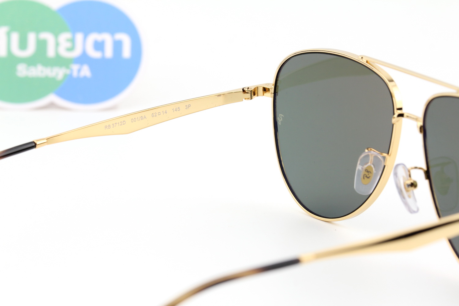 RayBan RB3712D 001/9A Polarized Lens