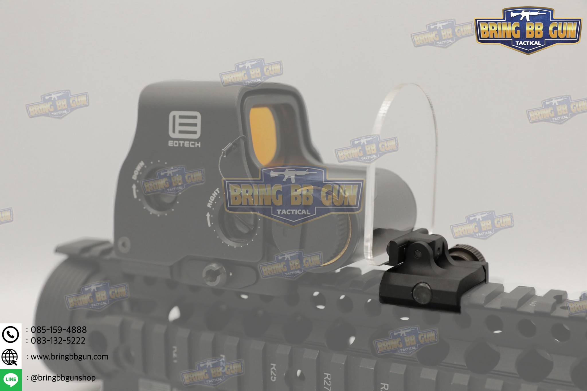 แผ่นอะคริลิคกันดอทแตก แบบจับราง20mm.