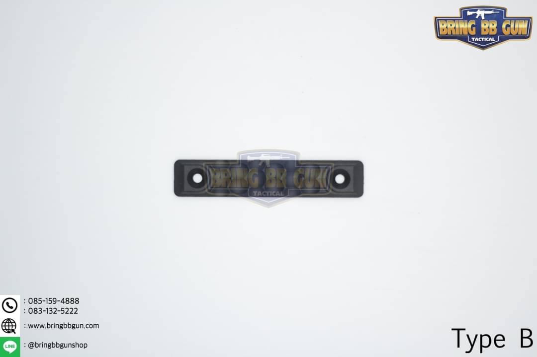 M-Lok Cover แบบพลาสติก (ใช้ได้กับชุดหน้าระบบราง M-Lok เท่านั้น)