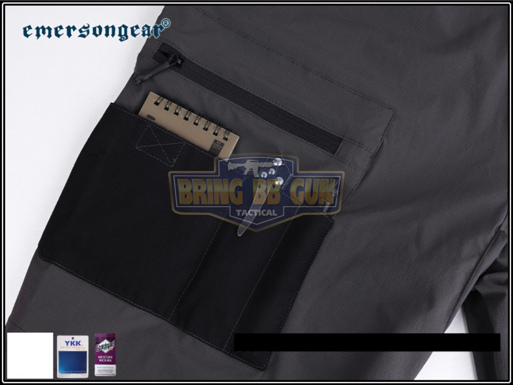 กางเกงขาสั้น ทรงยุทธวิธี ยี่ห้อ Emerson รุ่น Mastiff (กางเกง IPSC , IDPA)(กางเกง Tactical) (กางเกงแคมป์ปิ้ง) (กางเกงเดินป่า) (Emerson Mastiff Training Shorts)