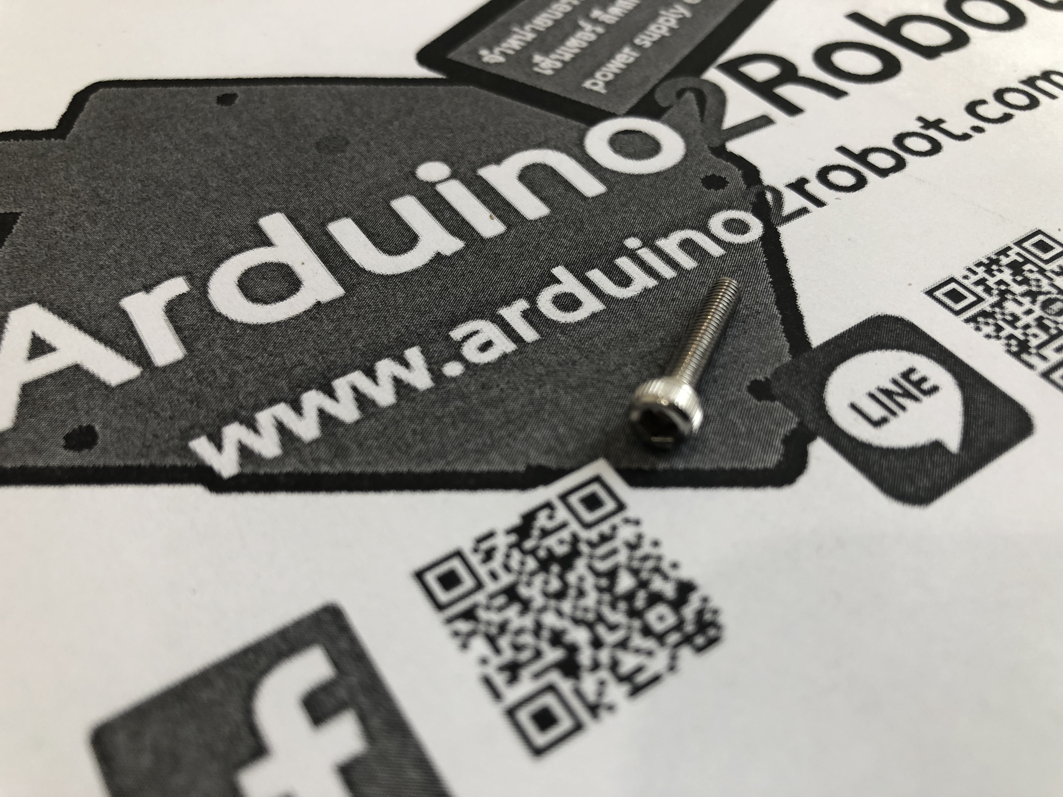 สกรูหัวจมสแตนเลส Screw M3 length 16 mm