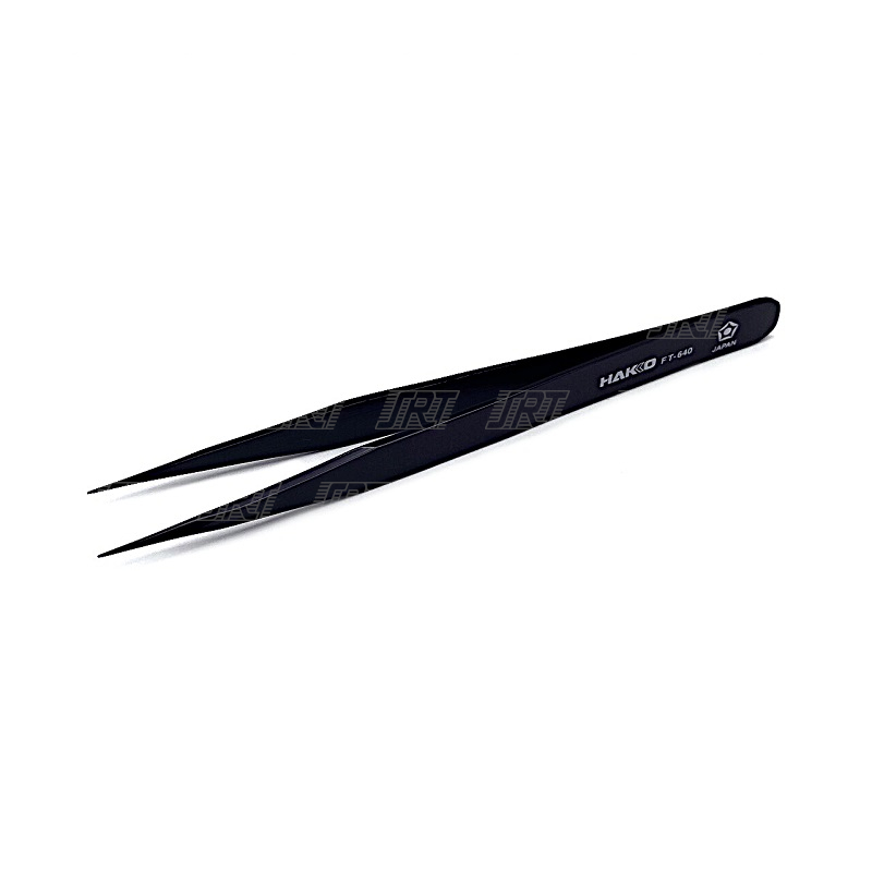 Precision tweezers/straight HFT640-81