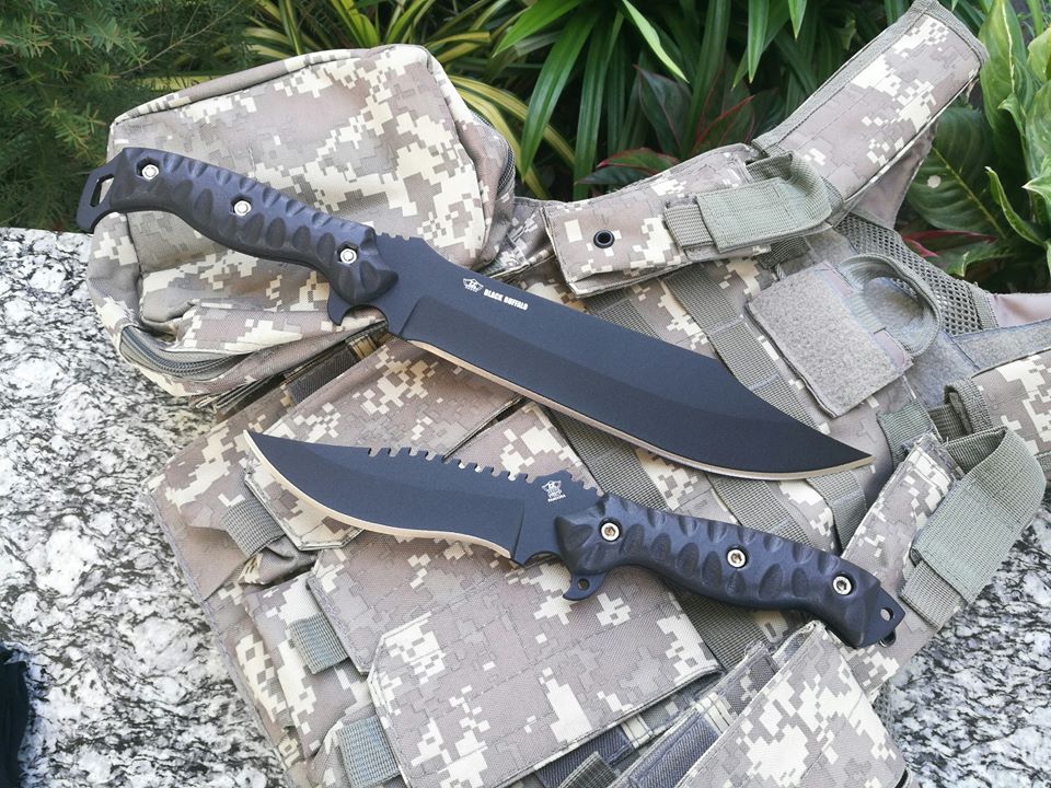 มีดใบตาย ควายดำ เป็นทรงโบวี่