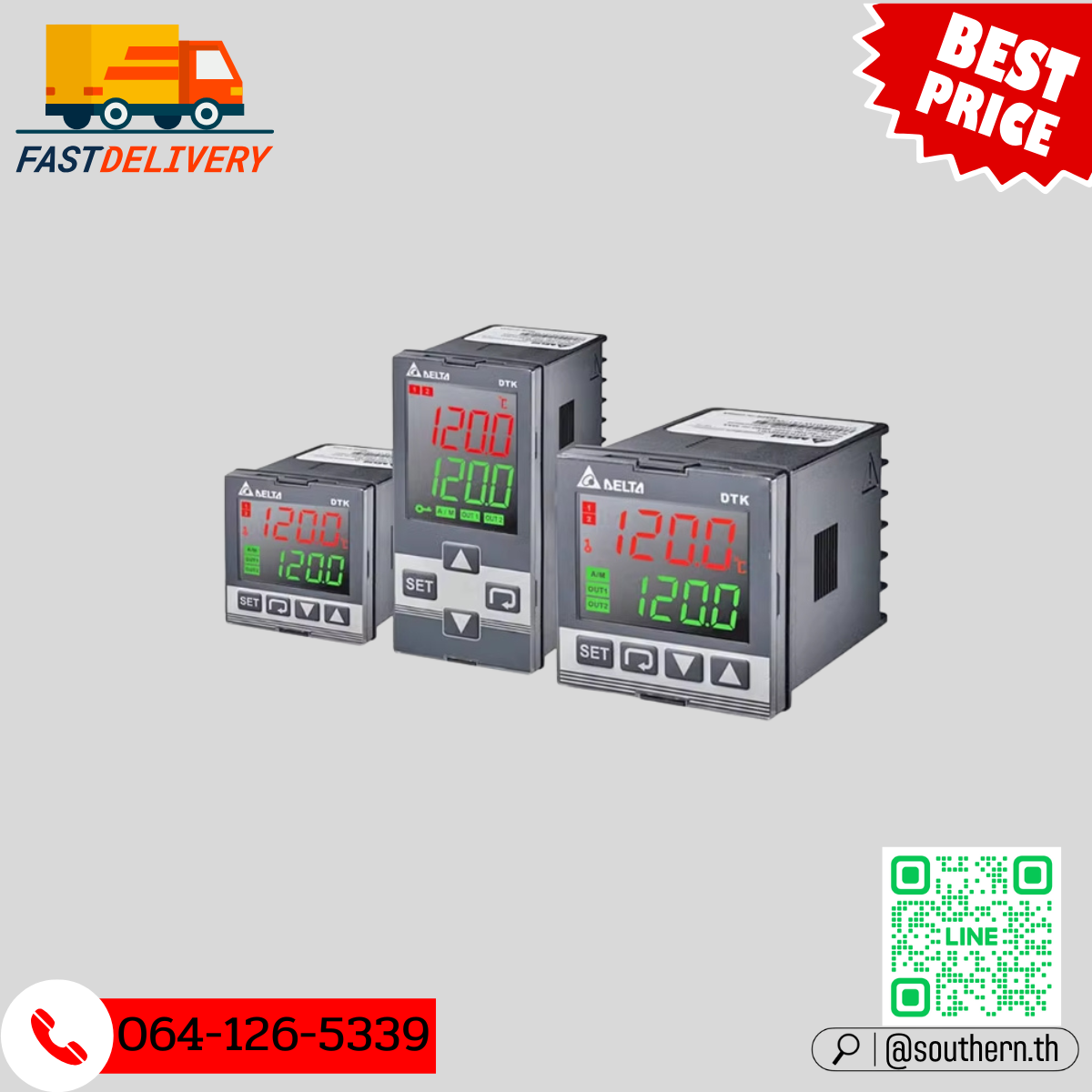 Delta Temperature Controller DTK4896C12 (DC current 4 ~ 20 mA)