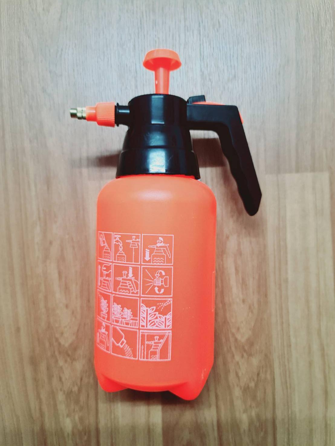 0000300 กระบอกพ่นยา ถังพ่นยา 2 ลิตร หัวพ่น ทองเหลือง ปรับหัวพ่นได้ พลาสติกหนา อย่างดี