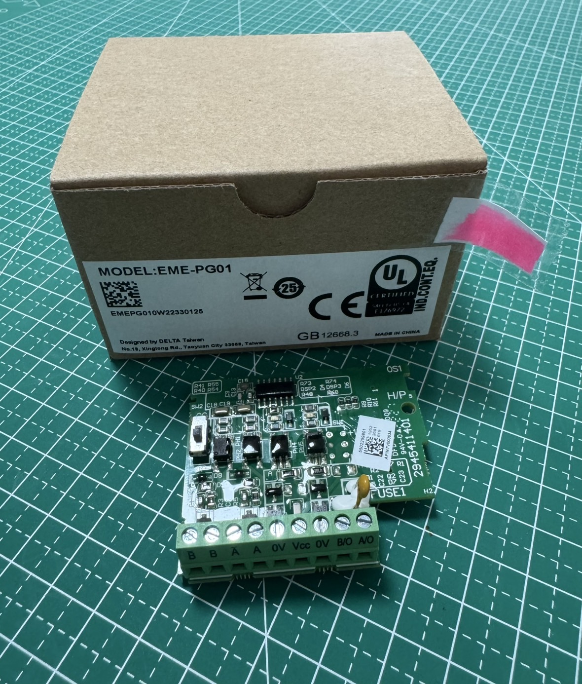 Delta EME-PG01 Encoder Feedback Card