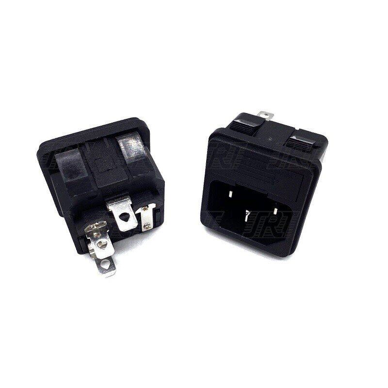 ปลั๊ก AC ติดแท่นริมล๊อค 3P มีฟิวส์ | PAC-R-3016-00 | 15A 250V AC /10A 250V AC| RICHBAY | TAIWAN