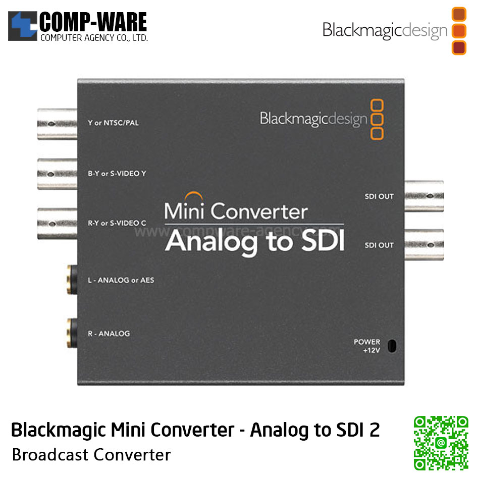 Blackmagic Mini Converter - Analog to SDI 2