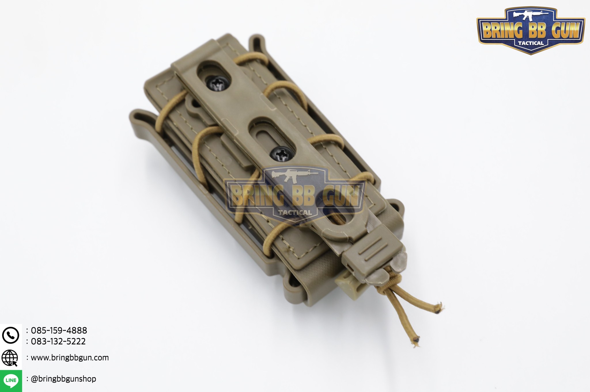 เพ้าเเม็กกาซีน Scorpion Soft Shell 9mm.&.45cal (ซองแม็กกาซีนปืนสั้น Scorpion Soft Shell) Scorpion Shape Soft Shell Magazine Pouch (9mm.&.45cal)