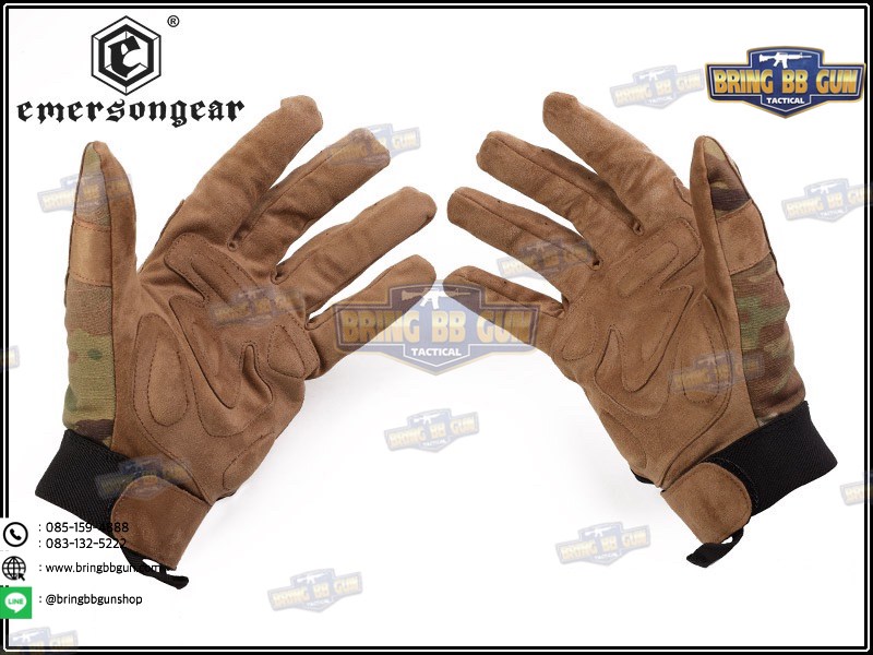 ถุงมือเต็มนิ้ว ยี่ห้อ Emerson รุ่น Tactical Lightweight Camouflage Gloves (Tactical Gloves)