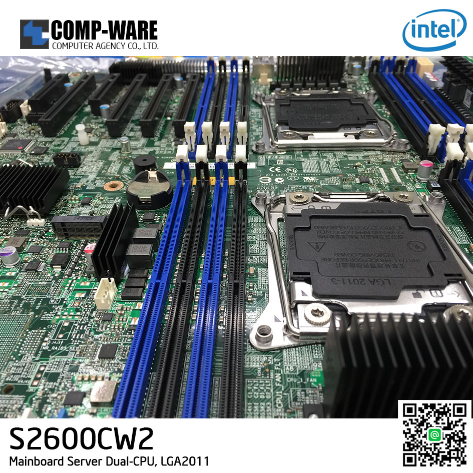 Intel Server Board C612 Chipset S2600CW2 (2-CPU) LGA2011-3 ,DBS2600CW2 // สินค้าใหม่ ไม่มีประกัน