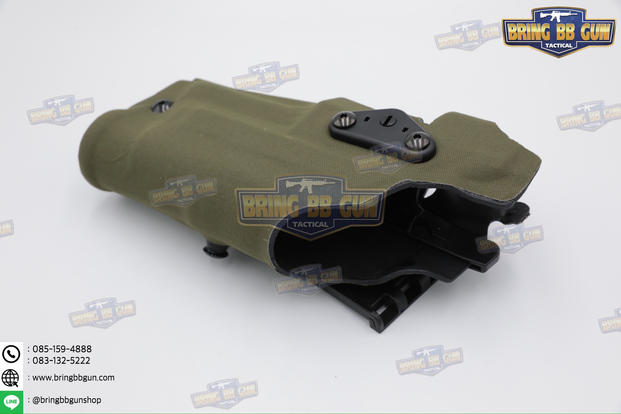 ซองปืนพกนอกปลดนิ้วโป้ง สำหรับGlock และ ไฟฉาย (Glock 17 + X300) ◾มือซ้าย◾