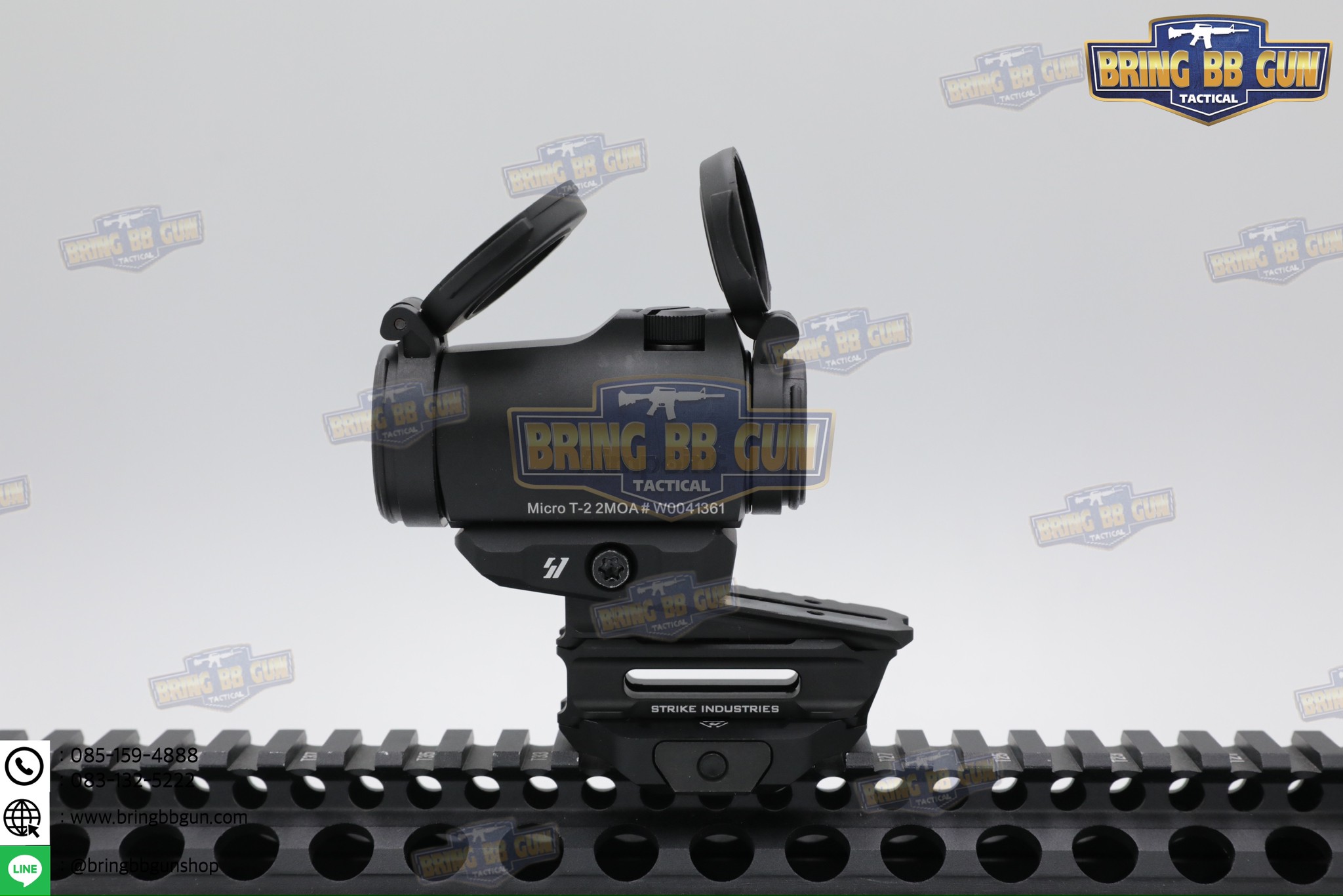 ขาจับดอท Strike Variable Optic Mount สำหรับดอท T1/T2/M5 (Strike Variable Optic Mount for Aimpoint Micro Standard) (SI VARIABLE OPTIC MOUNT) (Strike Industries) (Aimpoint T-1/T-2/H-1/H-2 or other same optic housing height red dots)