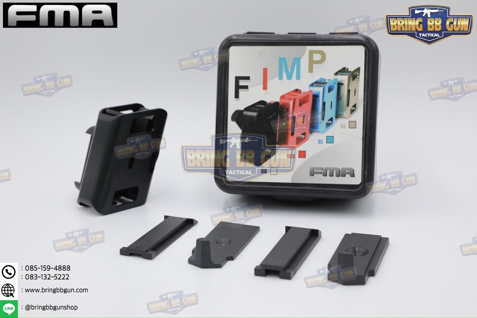IPSC CNC Aluminum Magazine Pouch ยี่ห้อ FMA (ซองแม็กกาซีน IPSC Race Master) (บอดี้อลูมิเนียม) (Double A) (DAA)