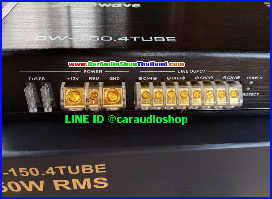 แอมป์หลอดคุณภาพสูง 4 CH BLUE WAVE 150.4 TUBE