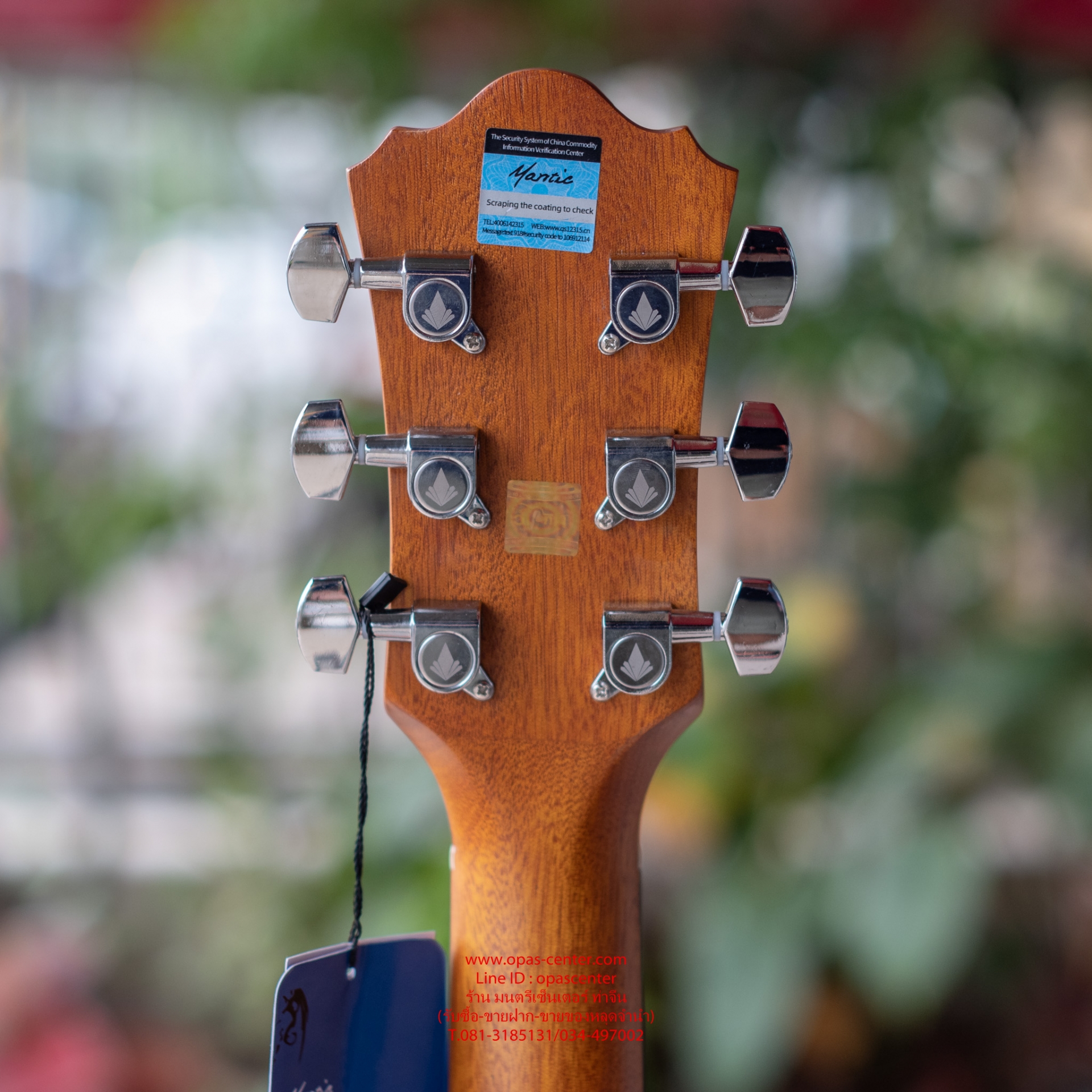 กีต้าร์โปร่งเว้าทรง OM Mantic รุ่น OM-1SB สีซันเบิร์ส ขัดด้าน สวยมาก ของใหม่