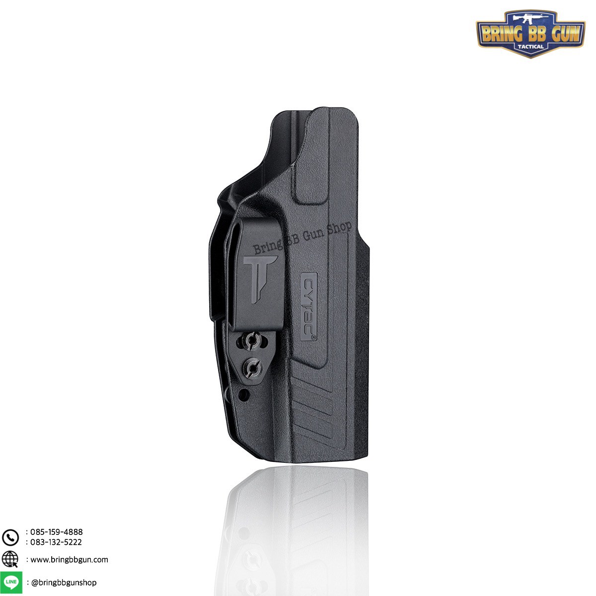 ซองปืน รุ่นIWB Claw Holster ยี่ห้อ Cytac รุ่น Glock17 (ซองปืนพกใน ปรับมือซ้ายมือขวาได้) ปืนที่ใส่ได้ Glock17/22 gen1-5;Glock31 gen1-4