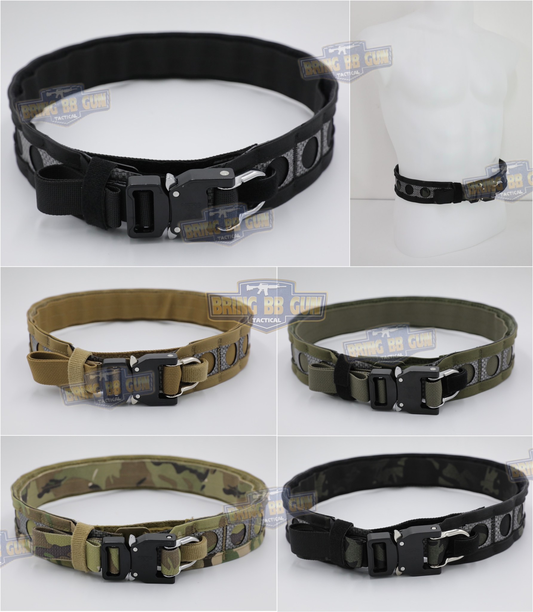 เข็มขัด Tactical ทรง Bison (Bison Lightweight Belt) (Tactical Belt)