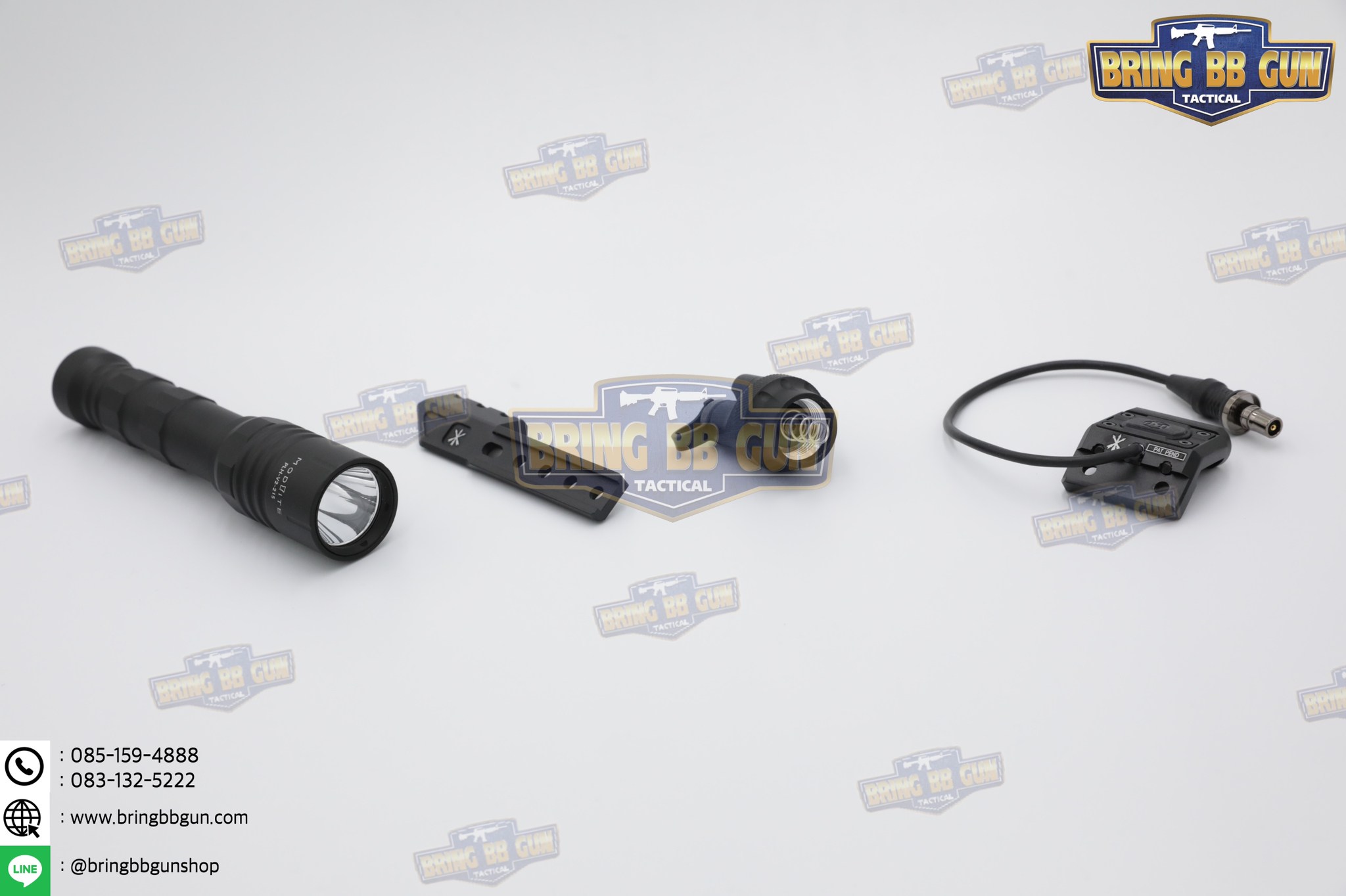 ไฟฉายติดปืน ทรง Modlite รุ่น WML PLHv2-18650 (รุ่นยาว) (หลอดLED)